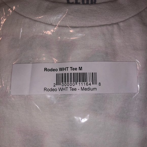 ASSC Rodeo WHT Tee Size-Medium (Deadstock) - Picture 4 of 5